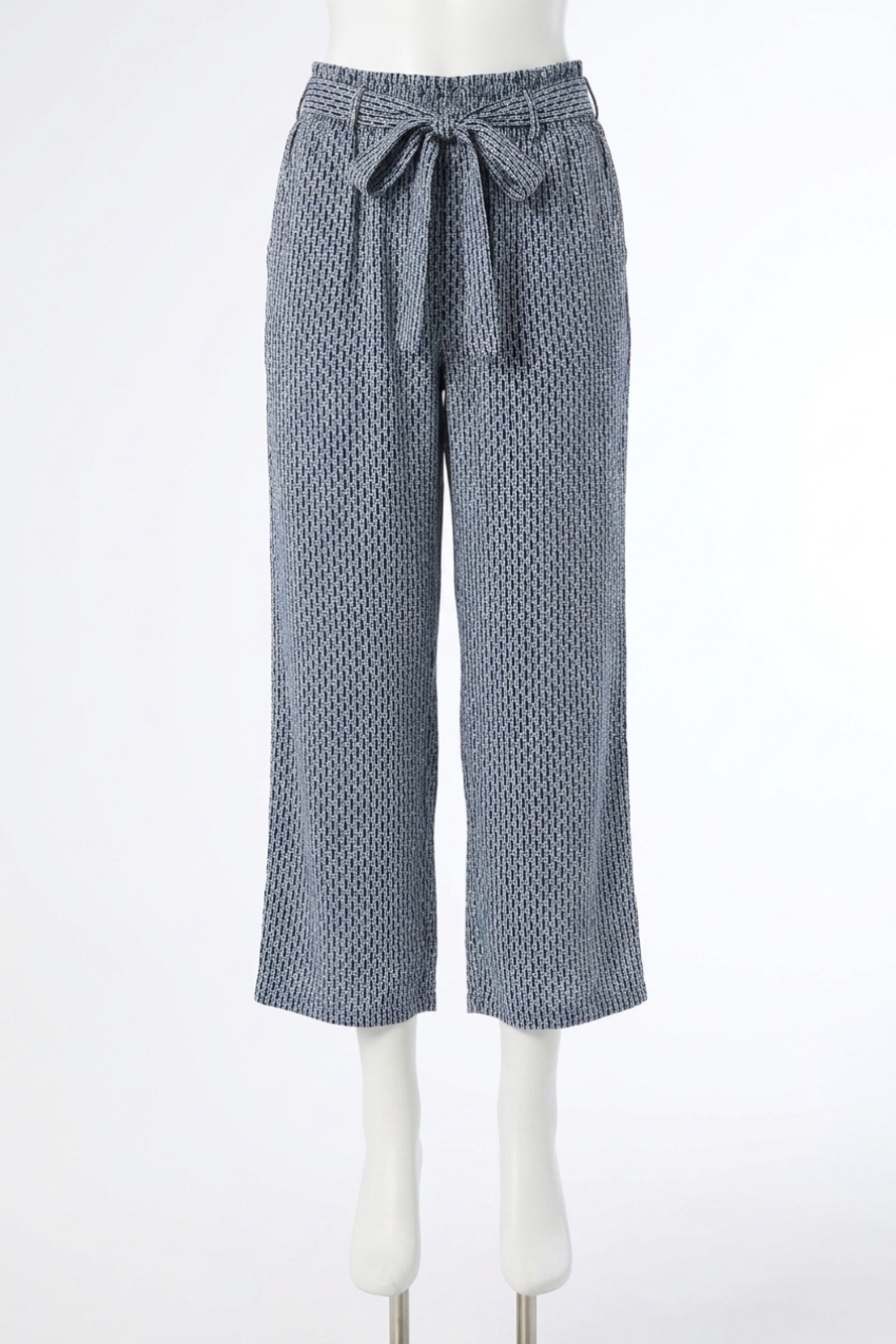 NEW COCO + CARMEN sarina cinched pant with front tie in multi